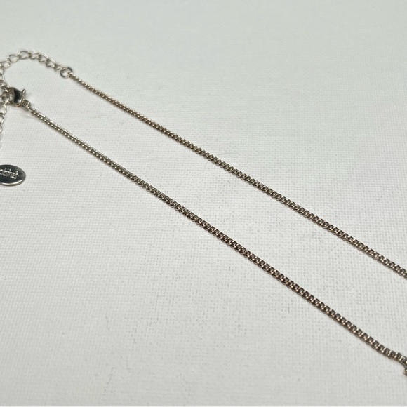 VINTAGE Claire's Silver Tone Graduated Chandelier Necklace - Picture 2 of 6